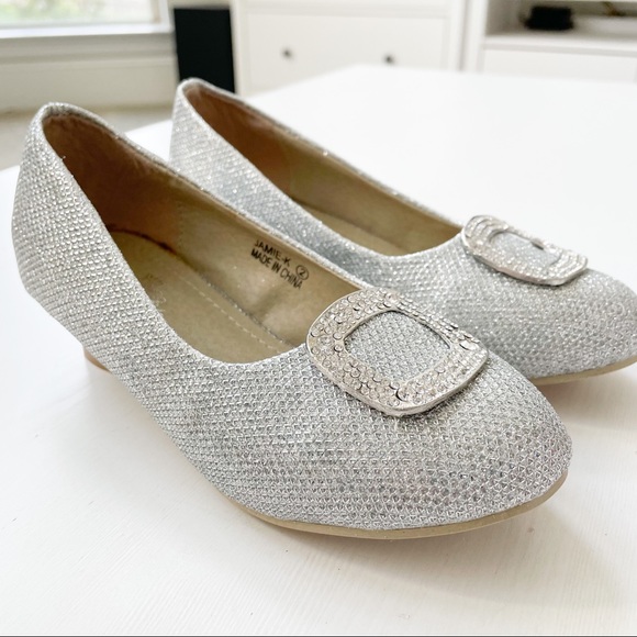 MarilynModa Silver Glitter Heels Jamie-K - Picture 5 of 10